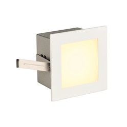 FRAME BASIC LED inbouwarmatuur , rechthoekig, mat wit, warm witte led
